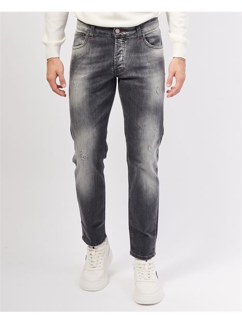 Jean coupe slim SetteMezzo avec 5 poches SETTE/MEZZO | GIOVEDENIM