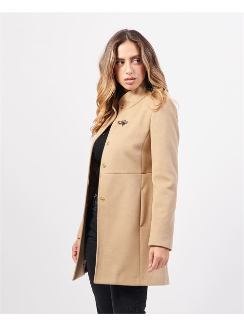 Manteau femme SetteMezzo en tissu SETTE/MEZZO | MWCAP116-DELFINOCAMMELLO