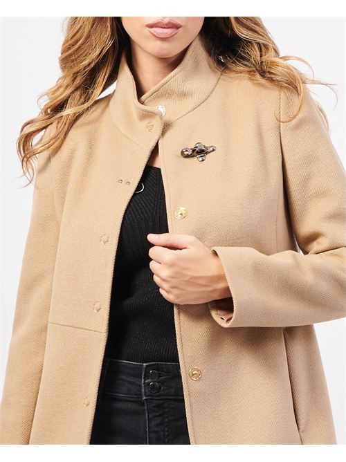 Manteau femme SetteMezzo en tissu SETTE/MEZZO | MWCAP116-DELFINOCAMMELLO