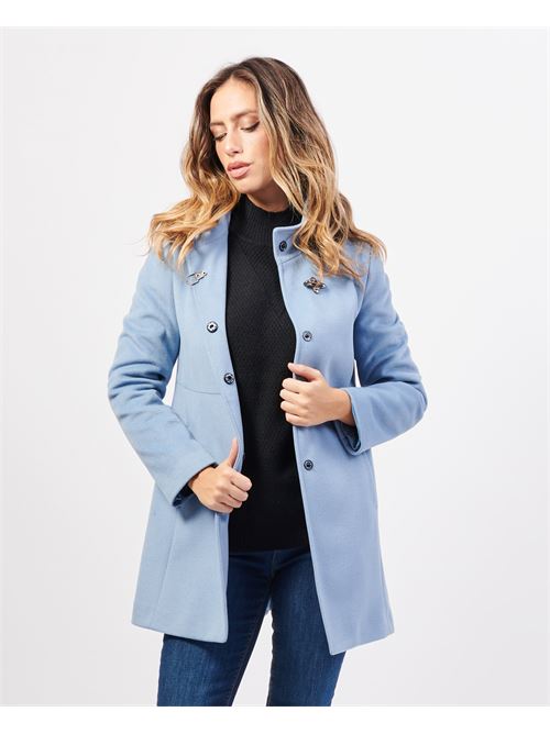 Manteau femme SetteMezzo en tissu SETTE/MEZZO | MWCAP116-DELFINOPOLVERE