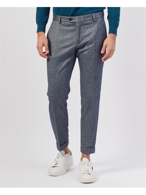 Settemezzo classic trousers in wool blend SETTE/MEZZO | TENNESSEANTRACITE