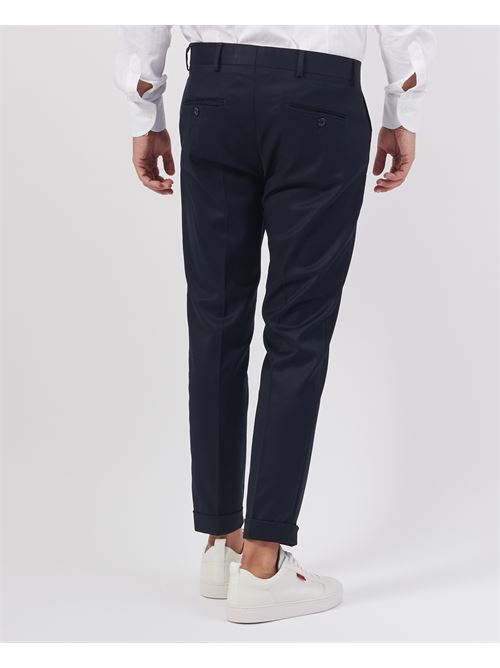 Pantaloni classico Settemezzo in misto lana SETTE/MEZZO | TENNESSEBLU