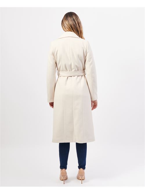 Manteau long SetteMezzo en tissu avec ceinture SETTE/MEZZO | TMCP04BEIGE