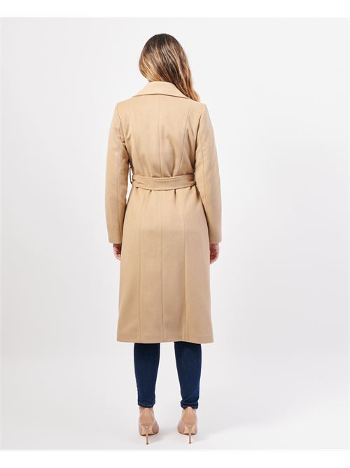 Manteau long SetteMezzo en tissu avec ceinture SETTE/MEZZO | TMCP04CAMMELLO