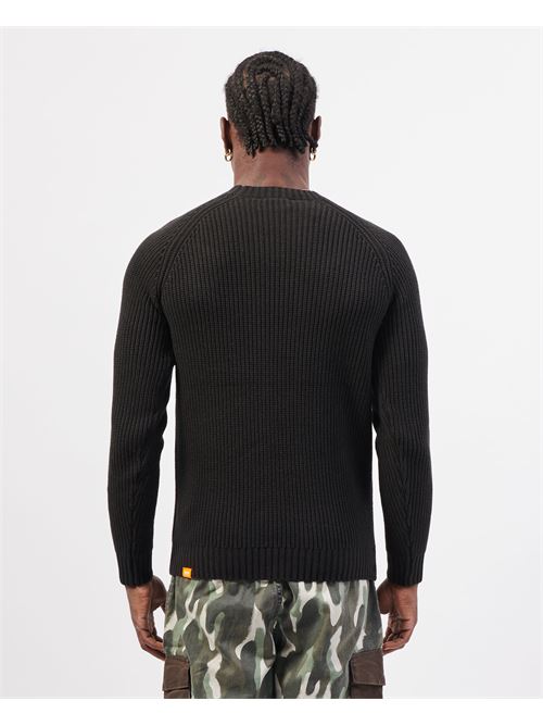 Pull homme Suns en c?te anglaise SUNS | MGS53008UBLACK