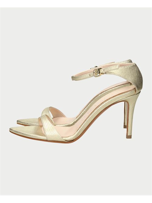 Albano women's leather sandal ALBANO | 5301PLATINO