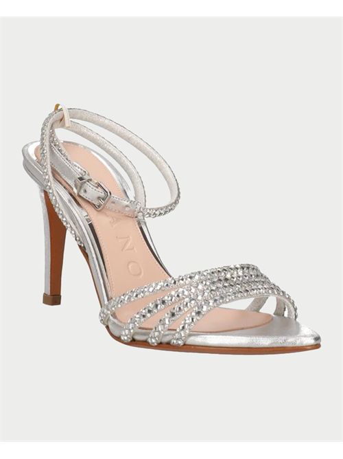 Albano women's sandals with rhinestones ALBANO | 5327ARGENTO