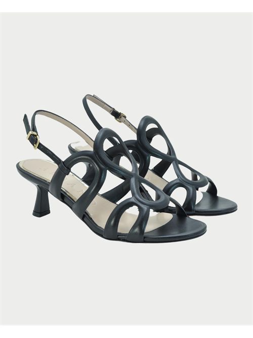 Sandales pour femmes Albano avec semelle en cuir ALBANO | 5379NERO