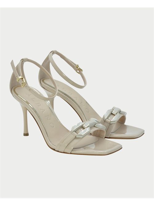 Sandales en cuir verni pour femme Albano ALBANO | 5383NUDE