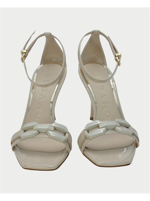 Women's patent leather sandals Albano ALBANO | 5383NUDE