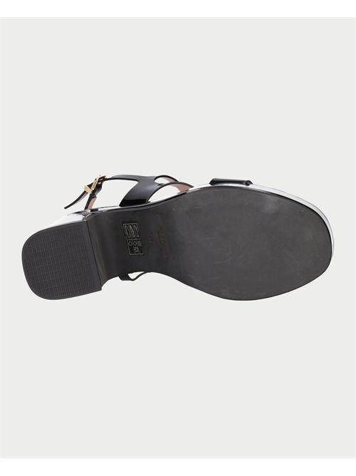 Sandales en cuir verni Albano pour femmes ALBANO | 5398NERO