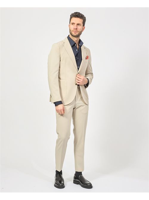 Bharnaba Single Breasted Beige Men's Suit BHARNABA | ABS802-LOTOBEIGE