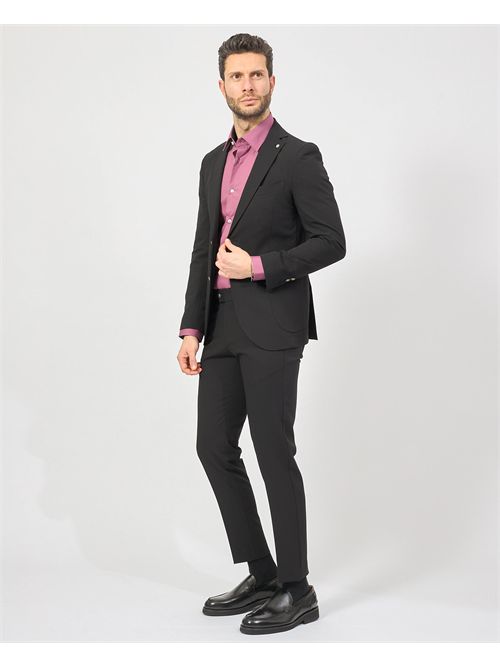 Costume homme noir à boutonnage simple Bharnaba BHARNABA | ABS802-LOTONERO