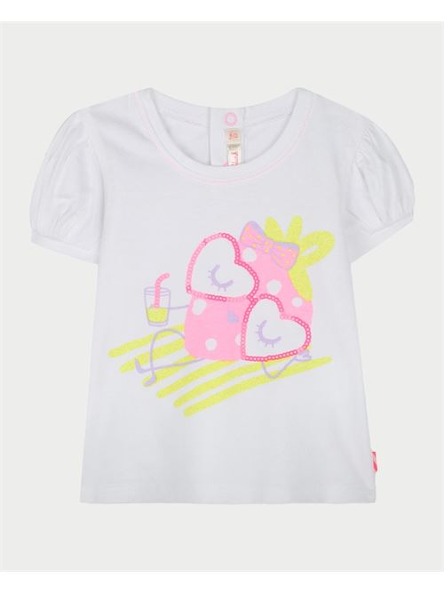 Billieblush Baby T-Shirt in Cotton with Snap Buttons BILLIEBLUSH | U2082610P