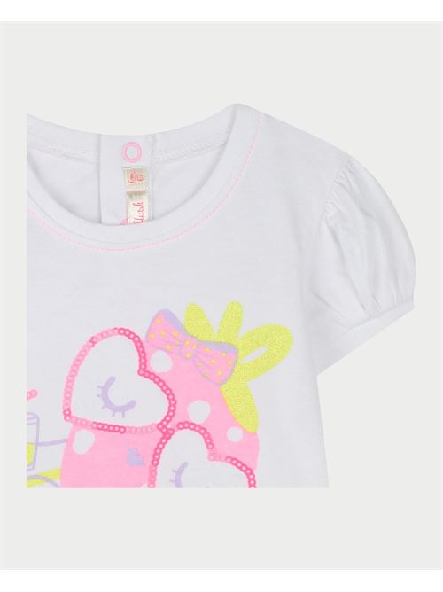 Billieblush Baby T-Shirt in Cotton with Snap Buttons BILLIEBLUSH | U2082610P