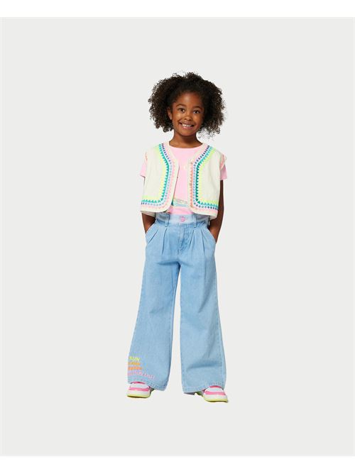 Jeans bambina Billieblush con ricamo decorativo BILLIEBLUSH | U20848Z18