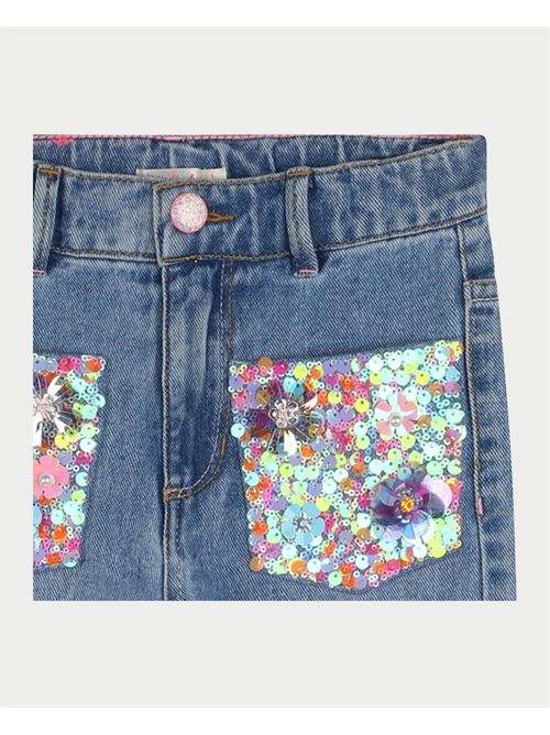 Jean à paillettes Billieblush pour fille BILLIEBLUSH | U20849Z25