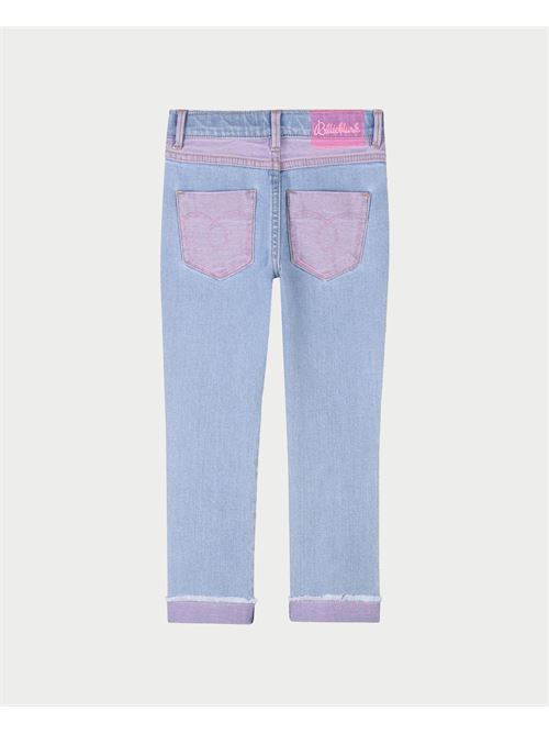 Jeans bambina Billieblush con stampa love BILLIEBLUSH | U20850Z13