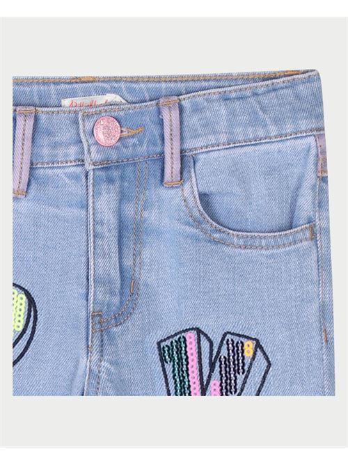 Billieblush Girls Jeans with Love Print BILLIEBLUSH | U20850Z13