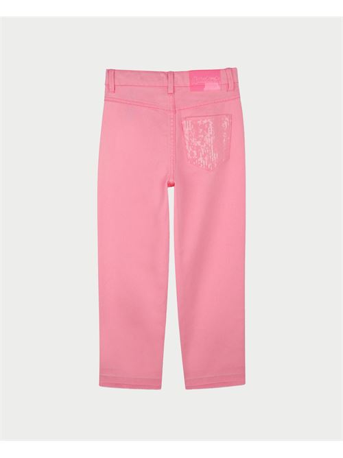 Jeans rosa Billieblush per bambina BILLIEBLUSH | U20854462