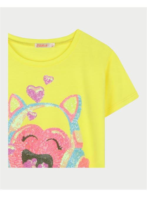 T-shirt imprim? ? col ras du cou pour fille Billieblush BILLIEBLUSH | U20924549