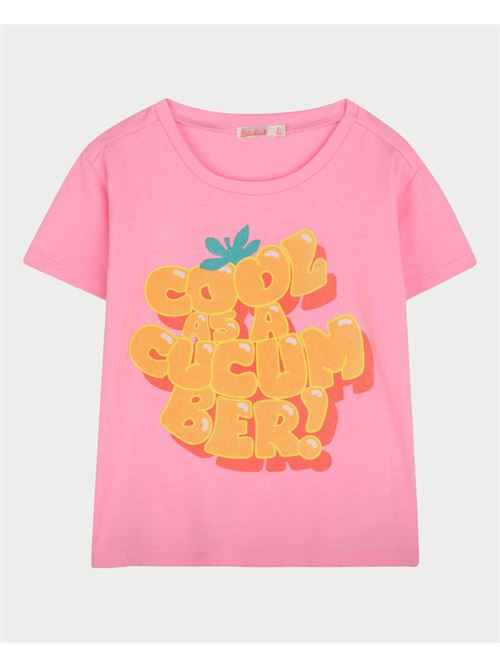 T-shirt bambina Billieblush in cotone con stampa BILLIEBLUSH | U20926462