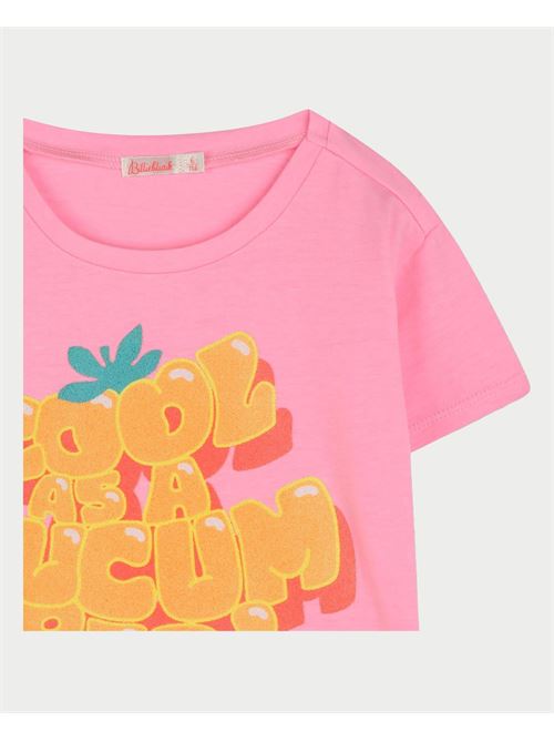 T-shirt bambina Billieblush in cotone con stampa BILLIEBLUSH | U20926462