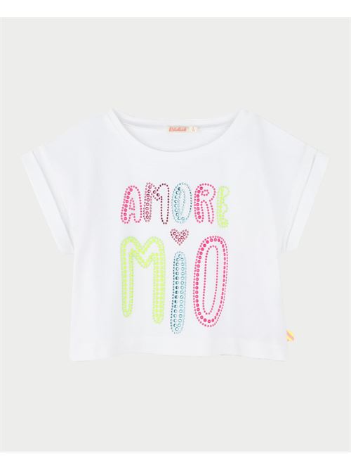 Billieblush Crew Neck T-Shirt with Front Print BILLIEBLUSH | U2094110P