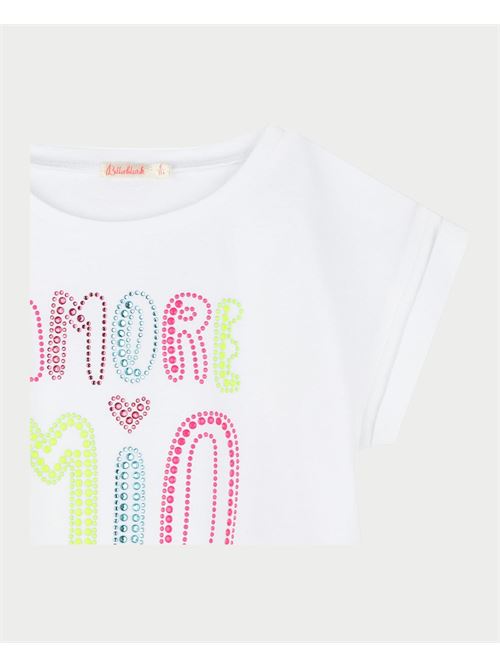 Billieblush Crew Neck T-Shirt with Front Print BILLIEBLUSH | U2094110P