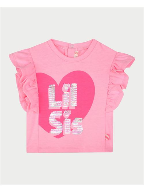 T-shirt à manches papillon rose Billieblush BILLIEBLUSH | U21108462