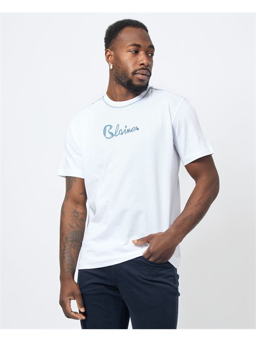 Blaine cotton T-shirt with front logo BLAINE | IDNB08020741100