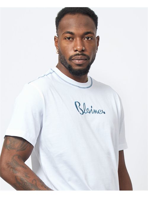 T-shirt en coton Blaine avec logo sur le devant BLAINE | IDNB08020741100