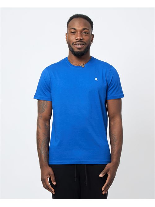 T-shirt blu Blaine in cotone con logo BLAINE | IRNB01020741821