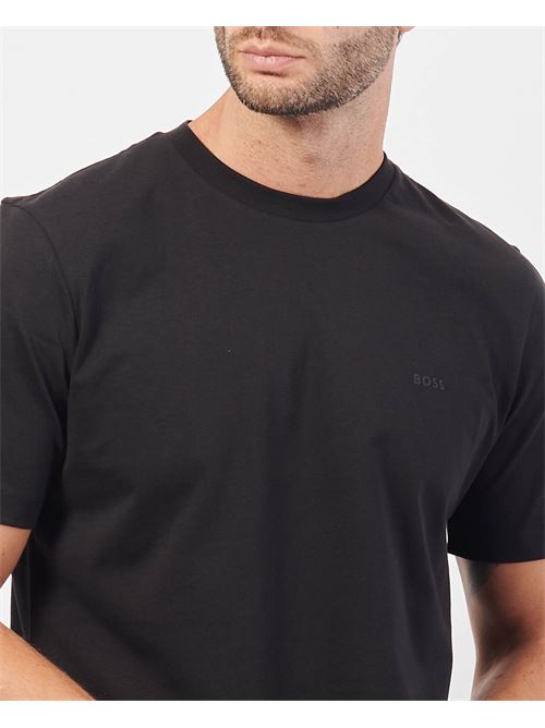 T-shirt uomo Boss in cotone con logo sul petto BOSS | 50468347001