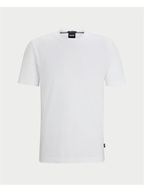 T-shirt uomo Boss in cotone con logo sul petto BOSS | 50468347100