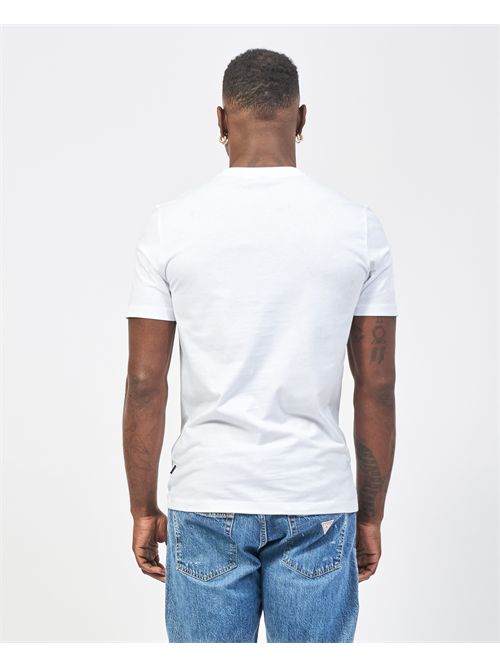 Men's Boss cotton T-shirt with logo on the chest BOSS | 50468347100