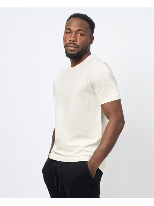 Men's Boss cotton T-shirt with logo on the chest BOSS | 50468347131