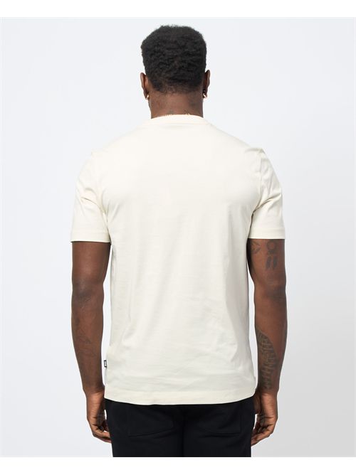 Men's Boss cotton T-shirt with logo on the chest BOSS | 50468347131