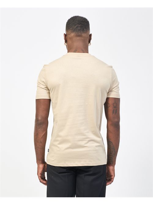 T-shirt uomo Boss in cotone con logo sul petto BOSS | 50468347275