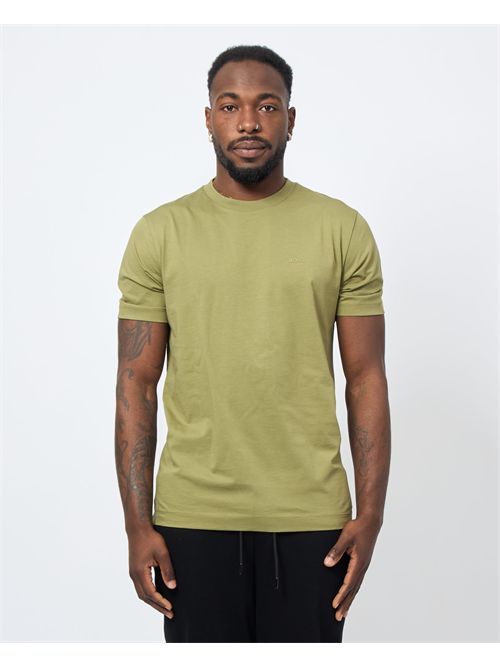 Men's Boss cotton T-shirt with logo on the chest BOSS | 50468347311