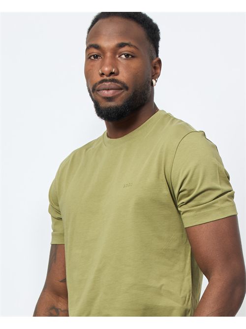 Men's Boss cotton T-shirt with logo on the chest BOSS | 50468347311