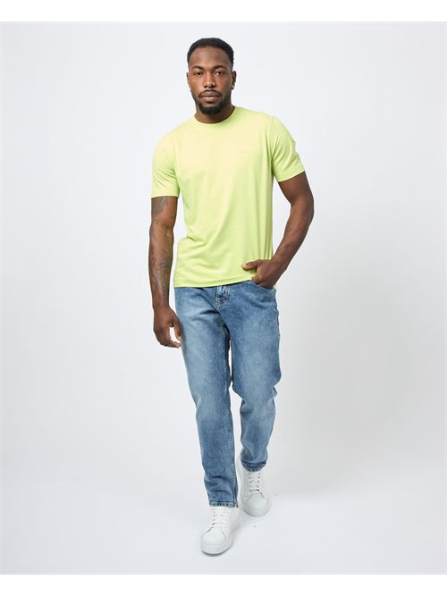 Men's Boss Crewneck Cotton T-Shirt BOSS | 50468347331