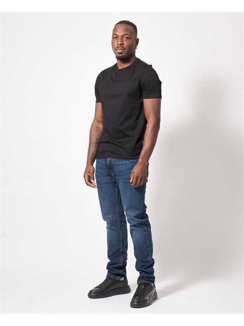 Boss Slim Fit Black Crew Neck Cotton T-Shirt