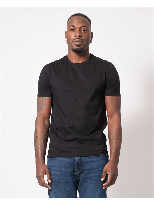 Boss Slim Fit Black Crew Neck Cotton T-Shirt BOSS | 50468395001