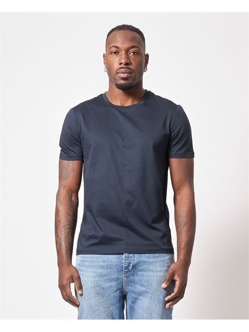 Boss Slim Fit Crew Neck Blue Cotton T-Shirt BOSS | 50468395404