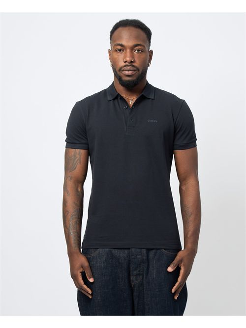 Paddy men's polo shirt by Boss with contrasting edges BOSS | 50469055411