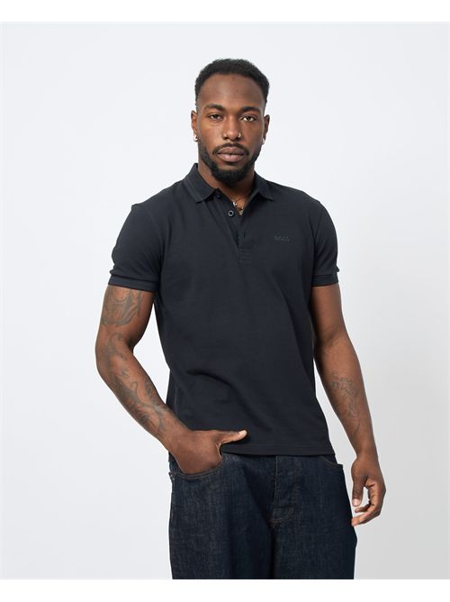 Paddy men's polo shirt by Boss with contrasting edges BOSS | 50469055411