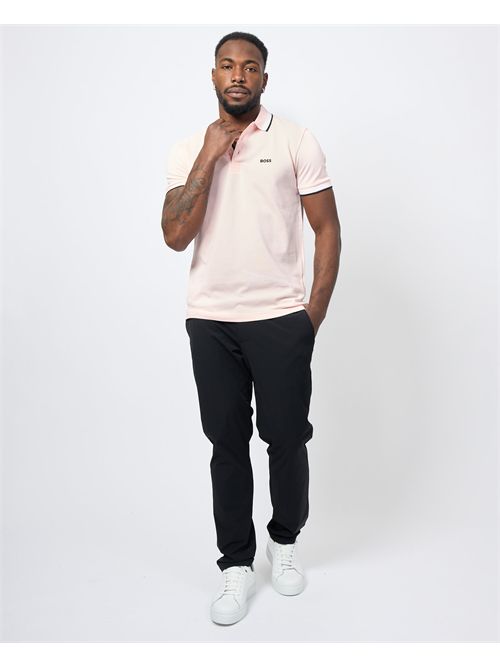 Paddy men's polo shirt by Boss with contrasting edges BOSS | 50469055689