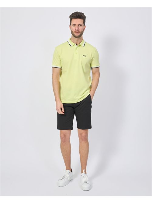 Paddy men's polo shirt by Boss with contrasting edges BOSS | 50469055723