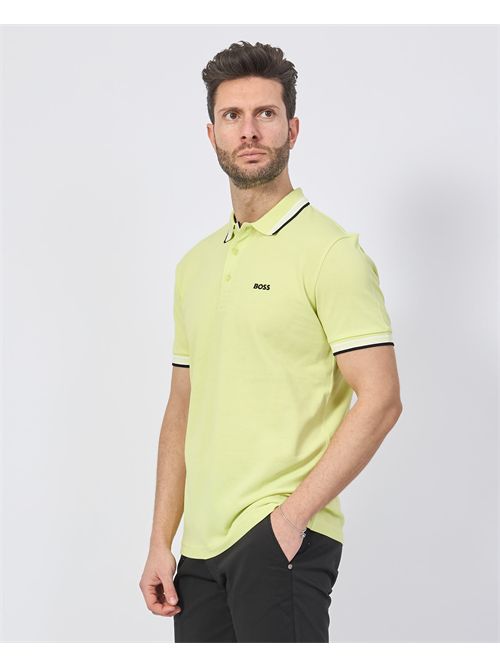 Paddy men's polo shirt by Boss with contrasting edges BOSS | 50469055723